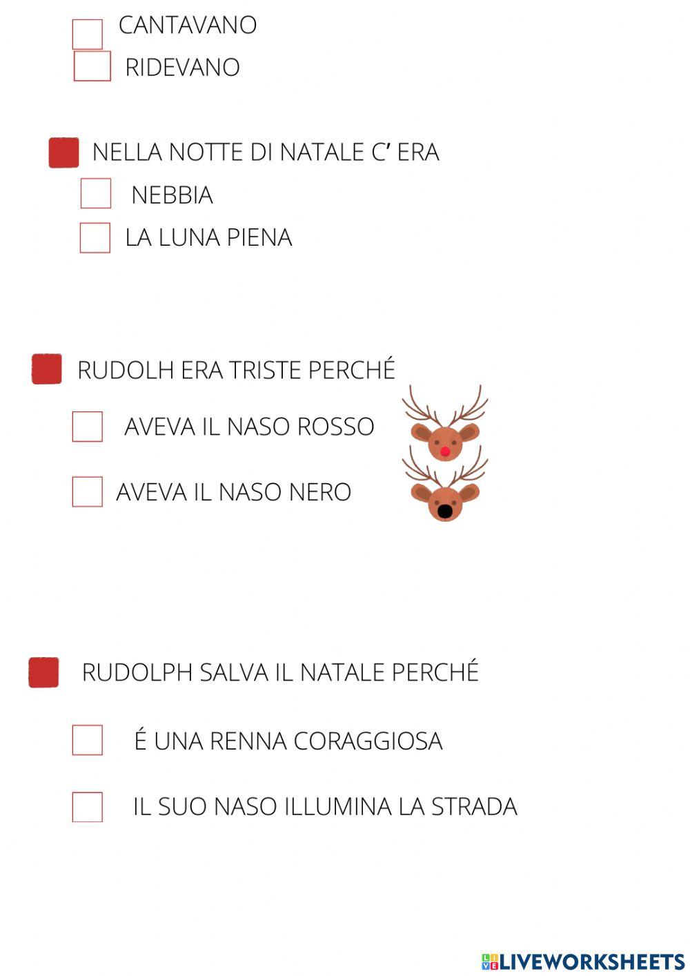 Ascolta e rispondi alle domande