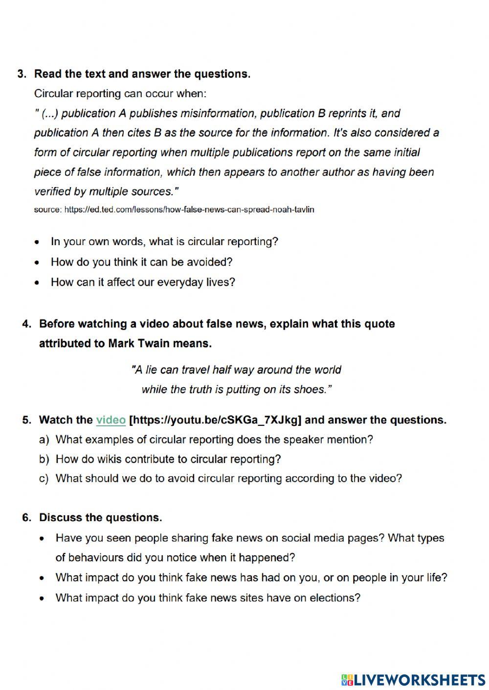 How false news can spread