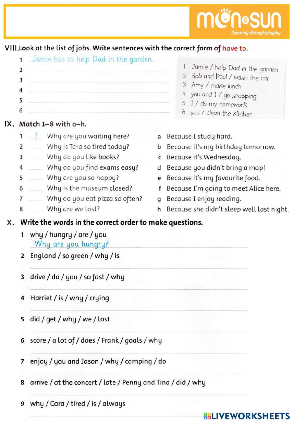 FF4 - unit 5 lesson WB 1.1