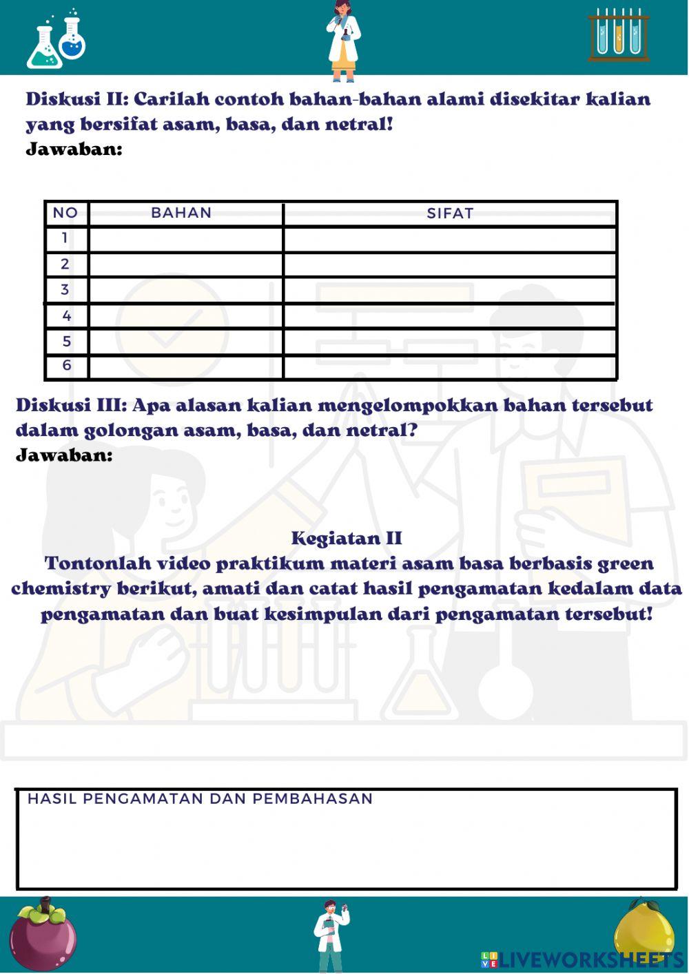 Lkpd asam basa green chemistry