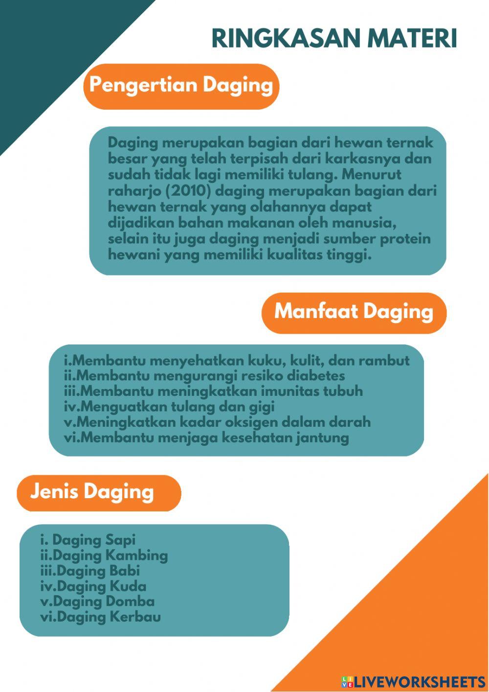 LKPD Daging dan Olahannya