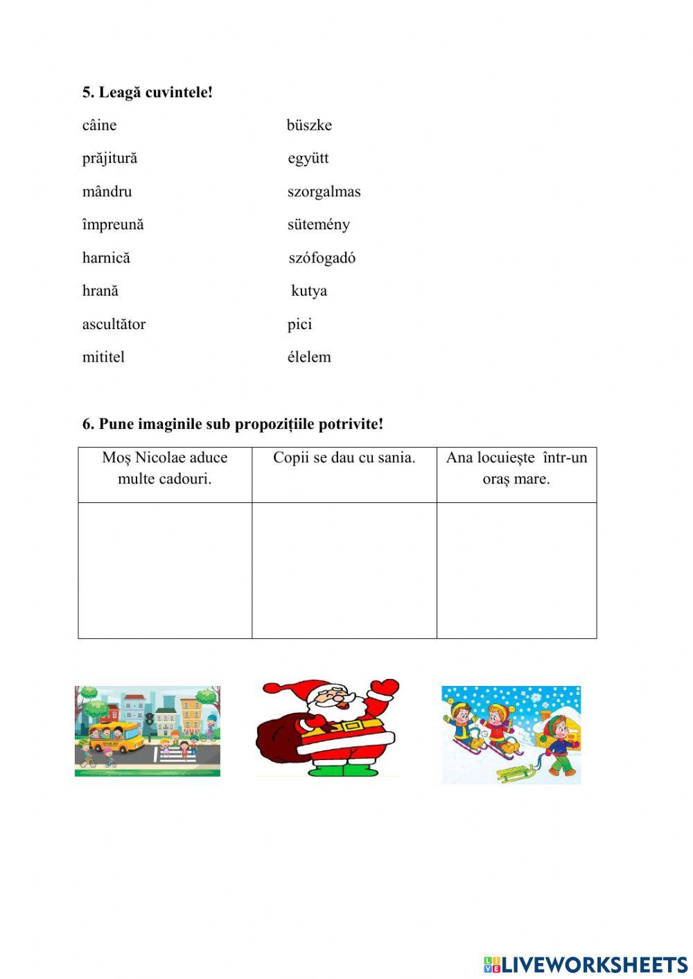 Test de evaluare - Clasa a II-a