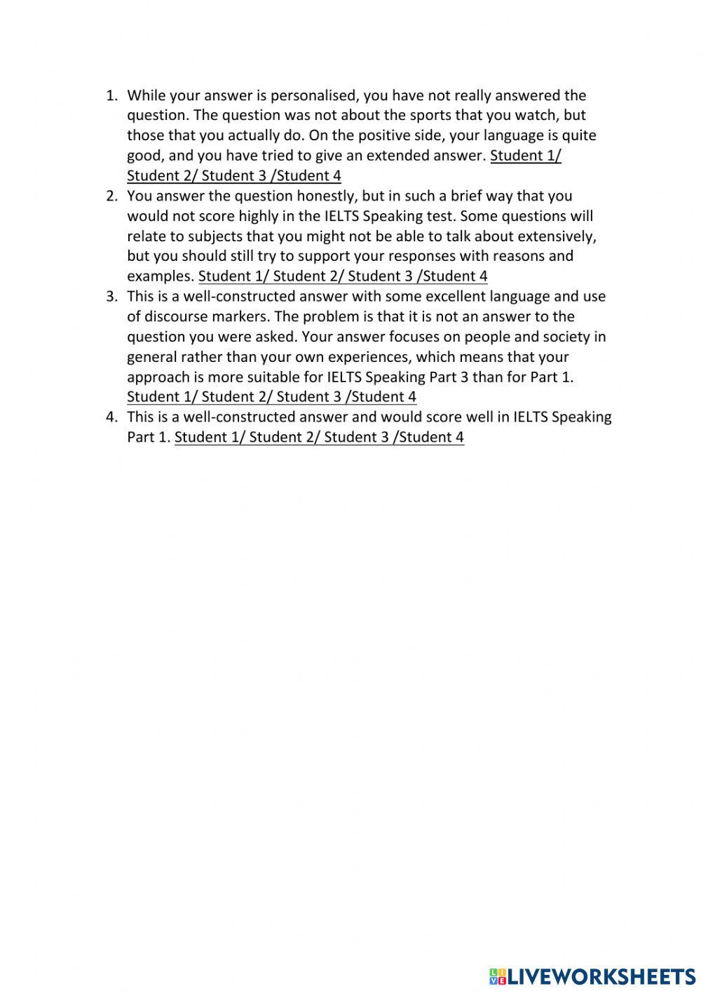 IE3, Unit 2, Speaking, Exercise 3