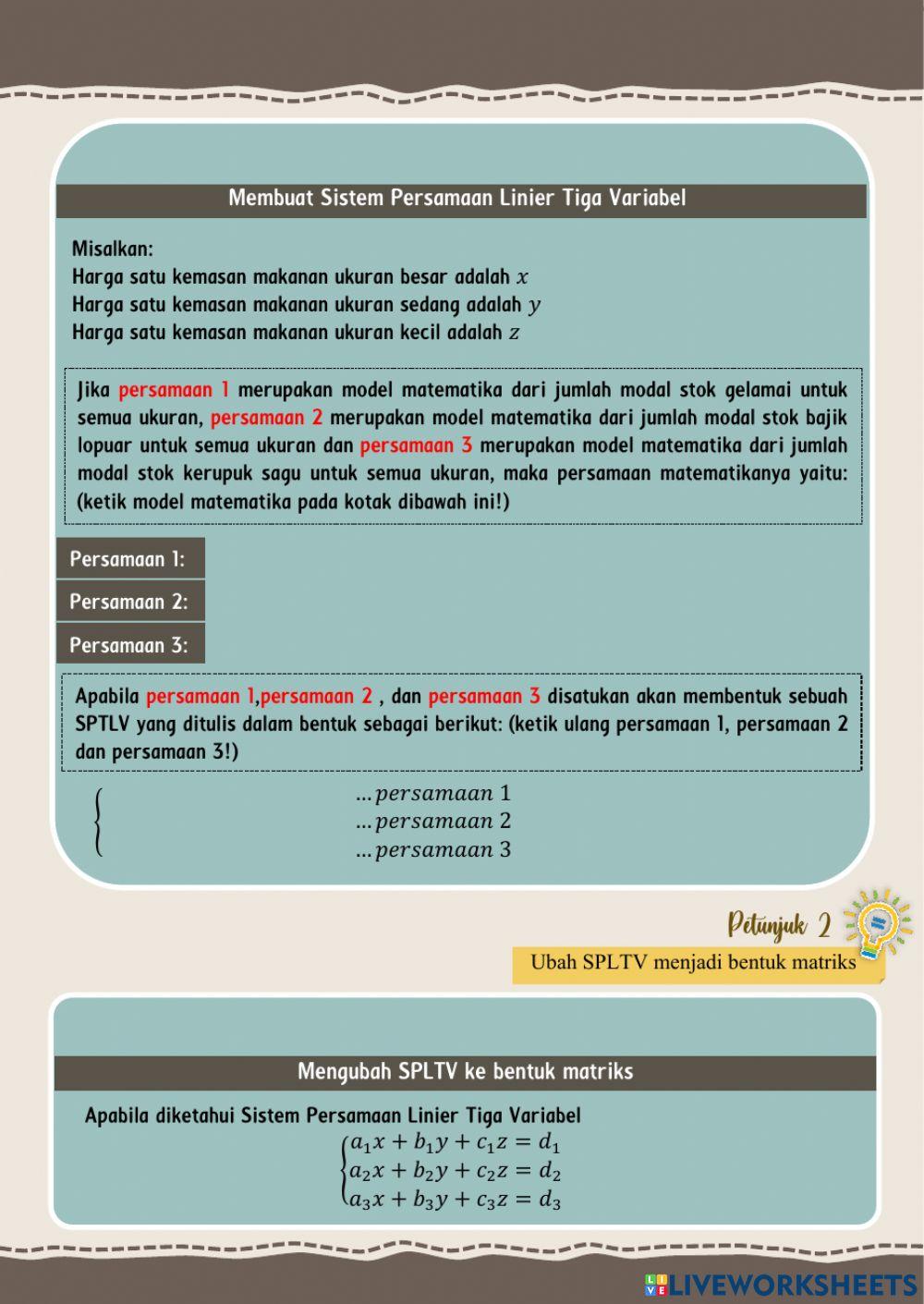 Determinan matriks berordo 3 x 3
