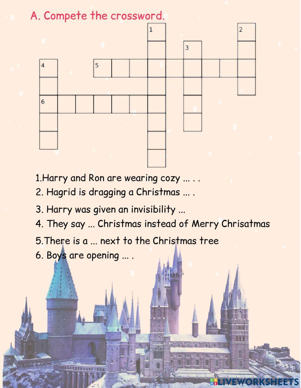 «Harry Potter» Christmas activites
