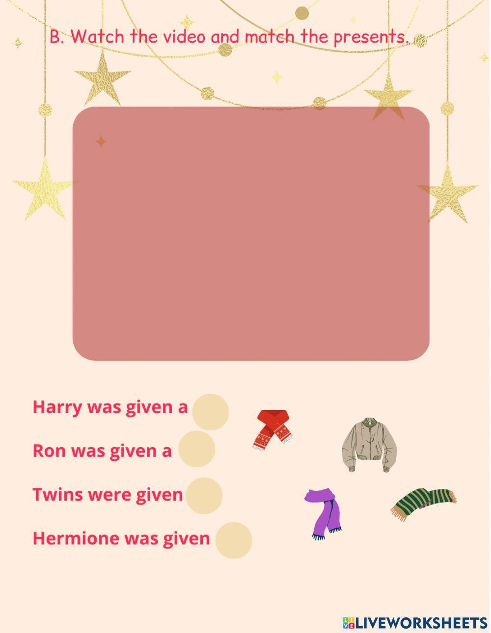 «Harry Potter» Christmas activites