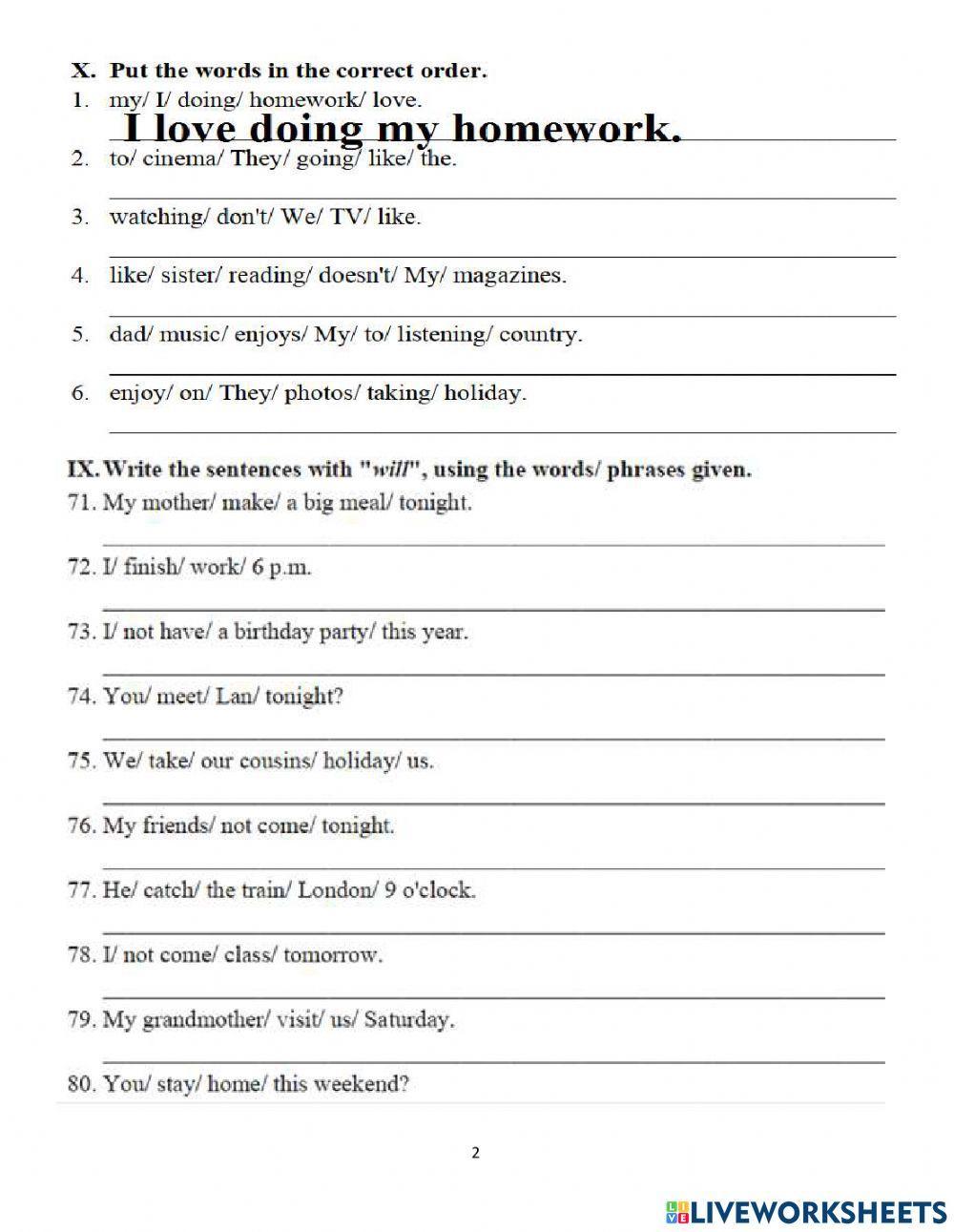 Review must musnt't should should