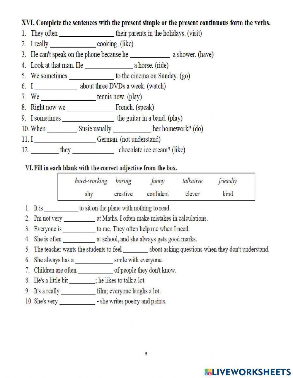 Review must musnt't should should