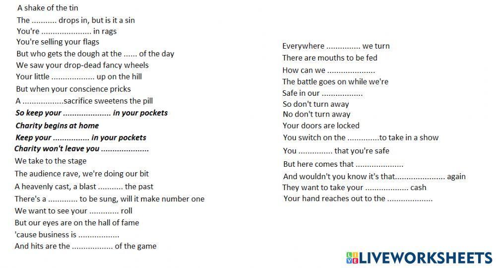 Charity begins at home