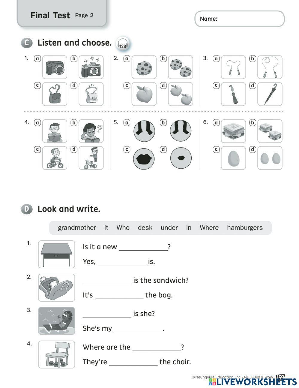 Come On Everyone 1 test Final T
