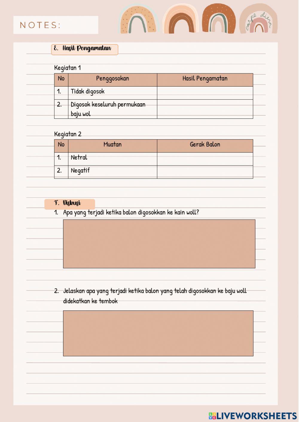 Praktikum sederhana balon dan listrik statis