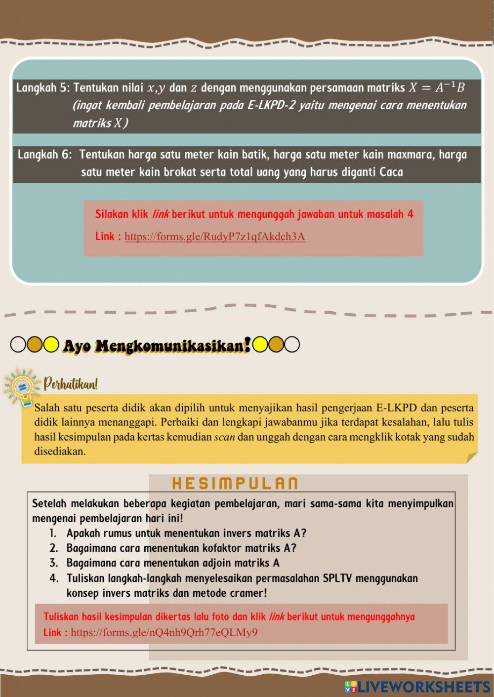 Invers matriks berordo 3x3