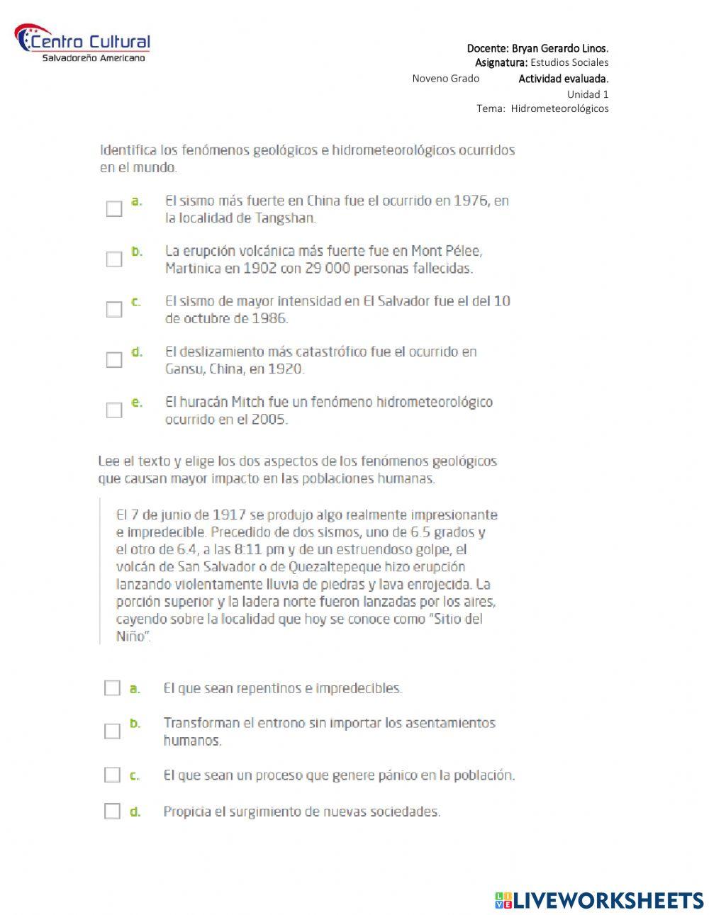Fenómenos meteorológicos