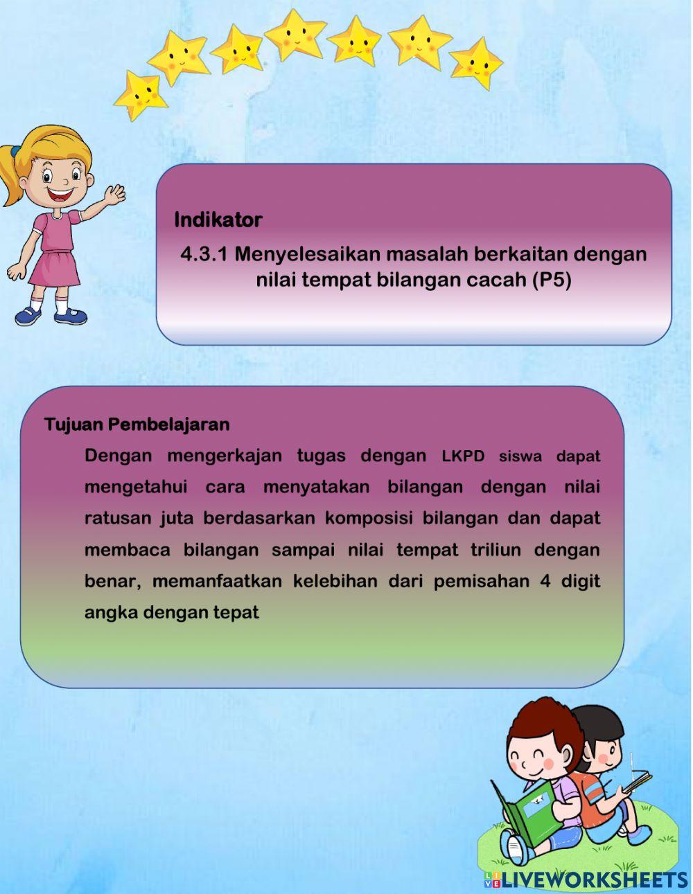 E-lkpd bilangan cacah