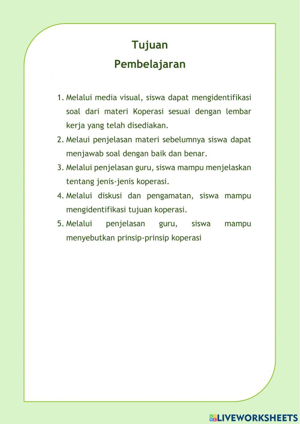 LKPD Koperasi kelas 10