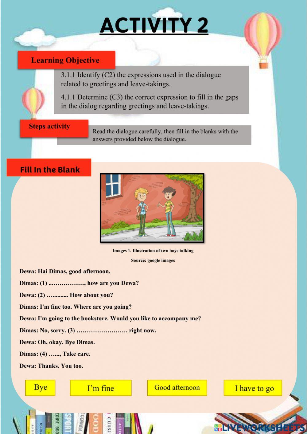 Greetings and leave-takings