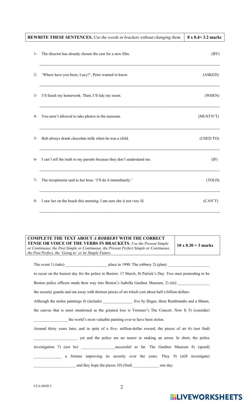 4th Year FINAL EXAM 2022 - M2