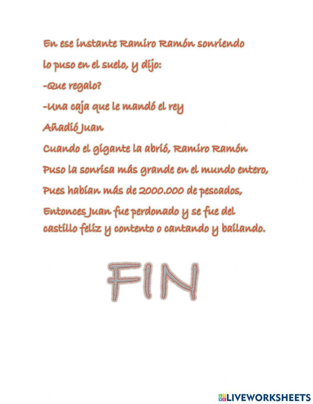 Lectura y cuestionario