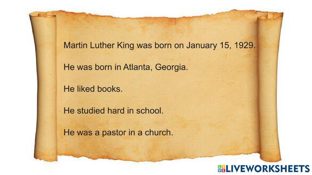 Martin Luther King 1 of 2
