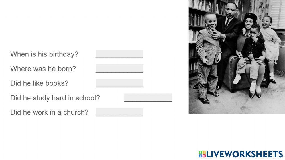 Martin Luther King 1 of 2