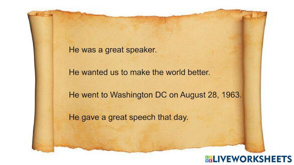 Martin Luther King 1 of 2