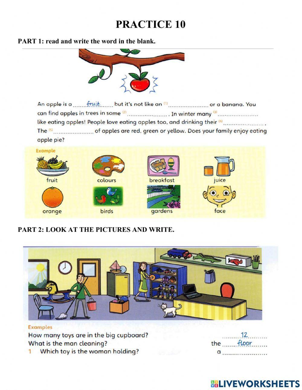Starters-Practice 10