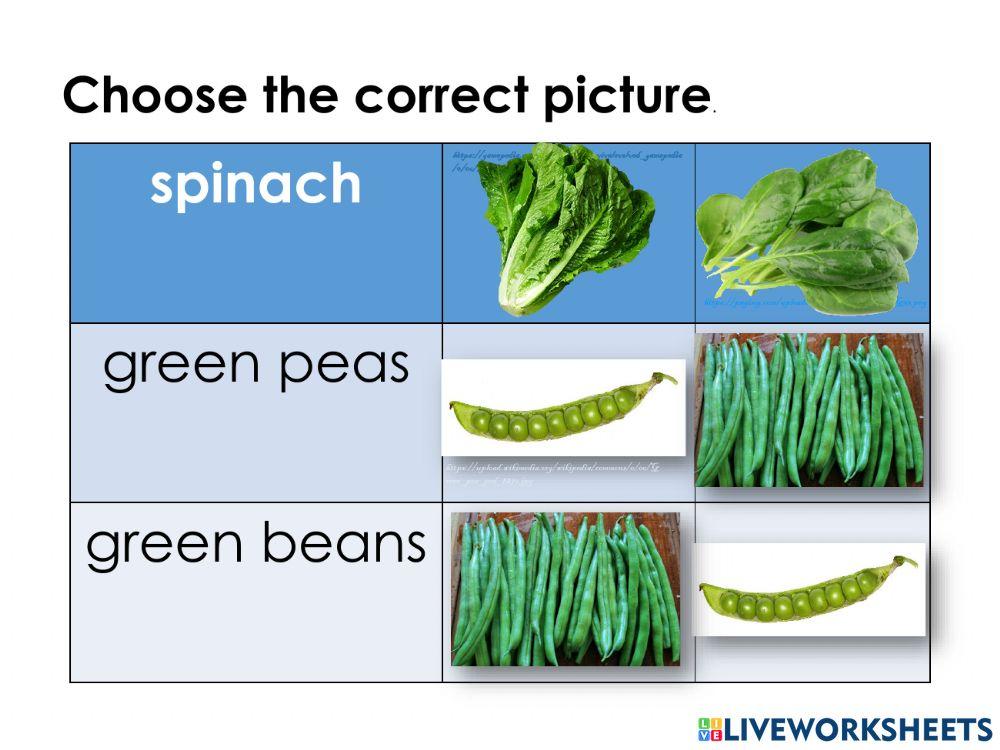 Fruit and Vegetables