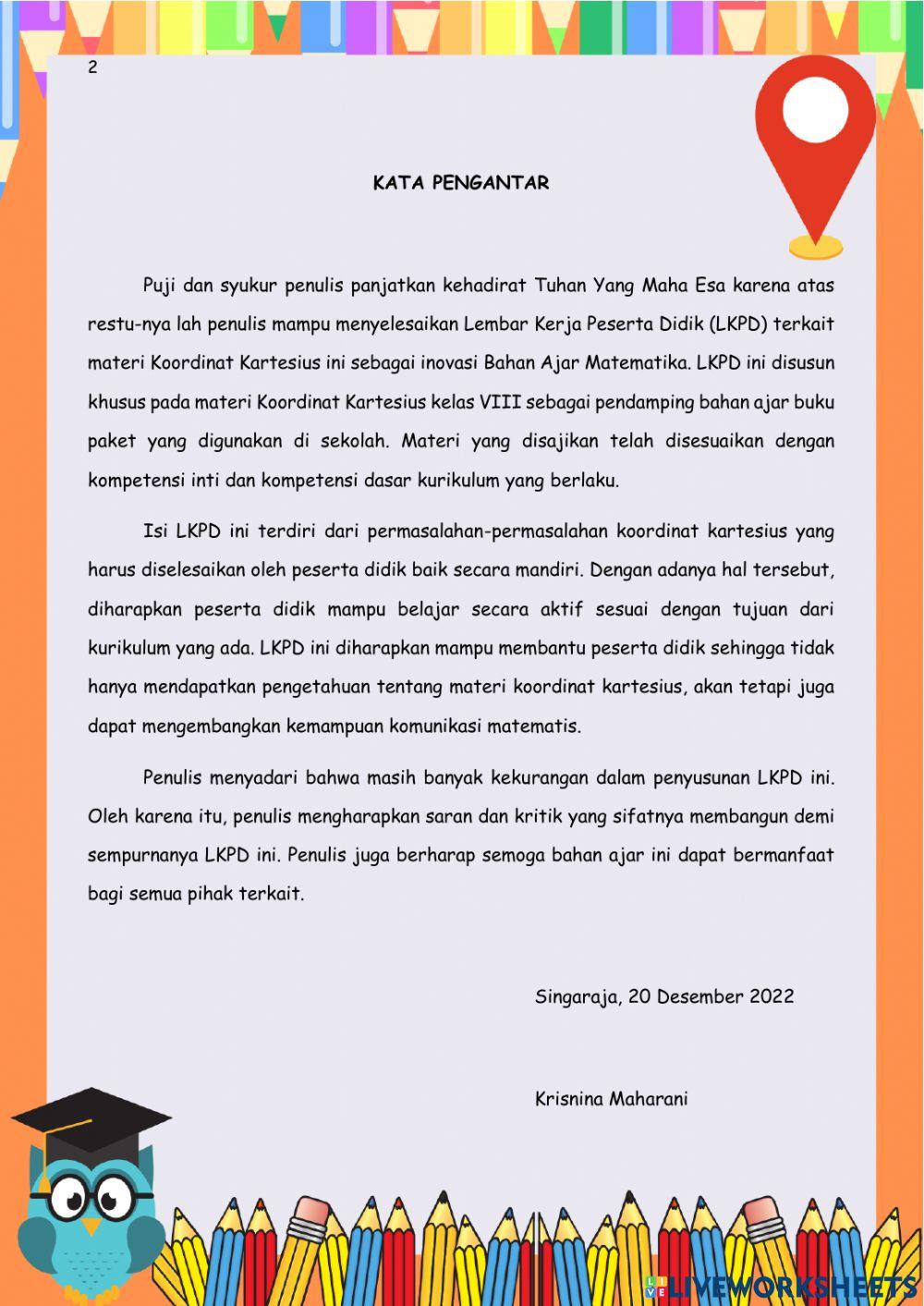 Lkpd koordinat kartesius