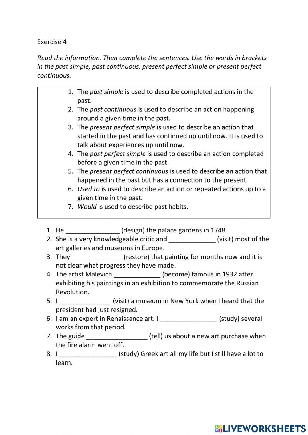 IE3, Unit 3, Grammar and Vocabulary, Exercise 4