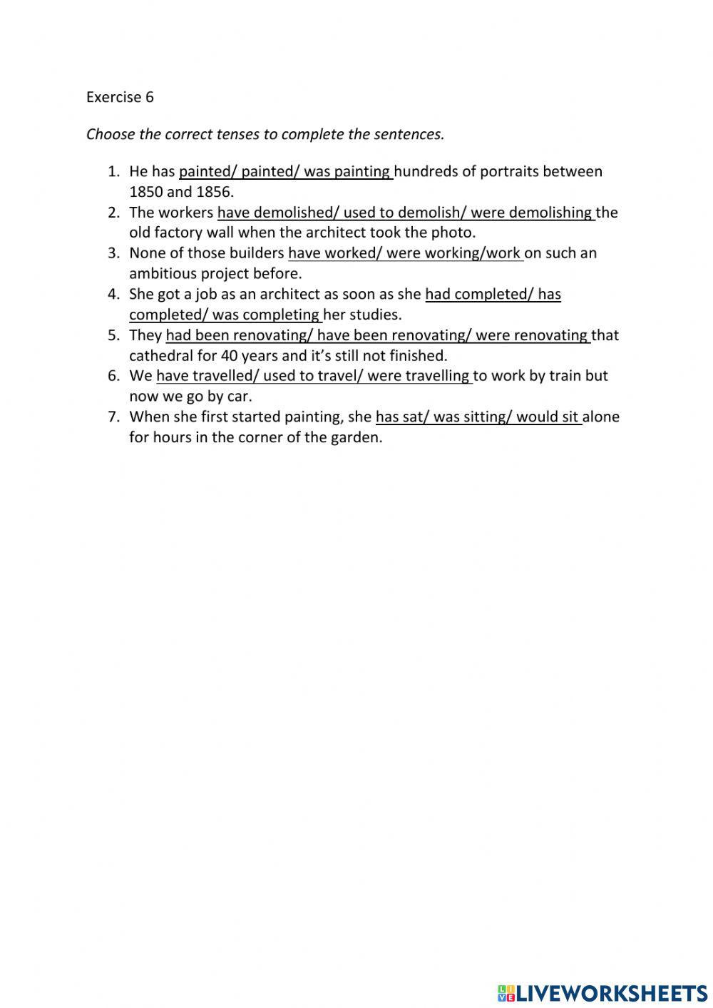 IE3, Unit 3, Grammar and Vocabulary, Exercise 6