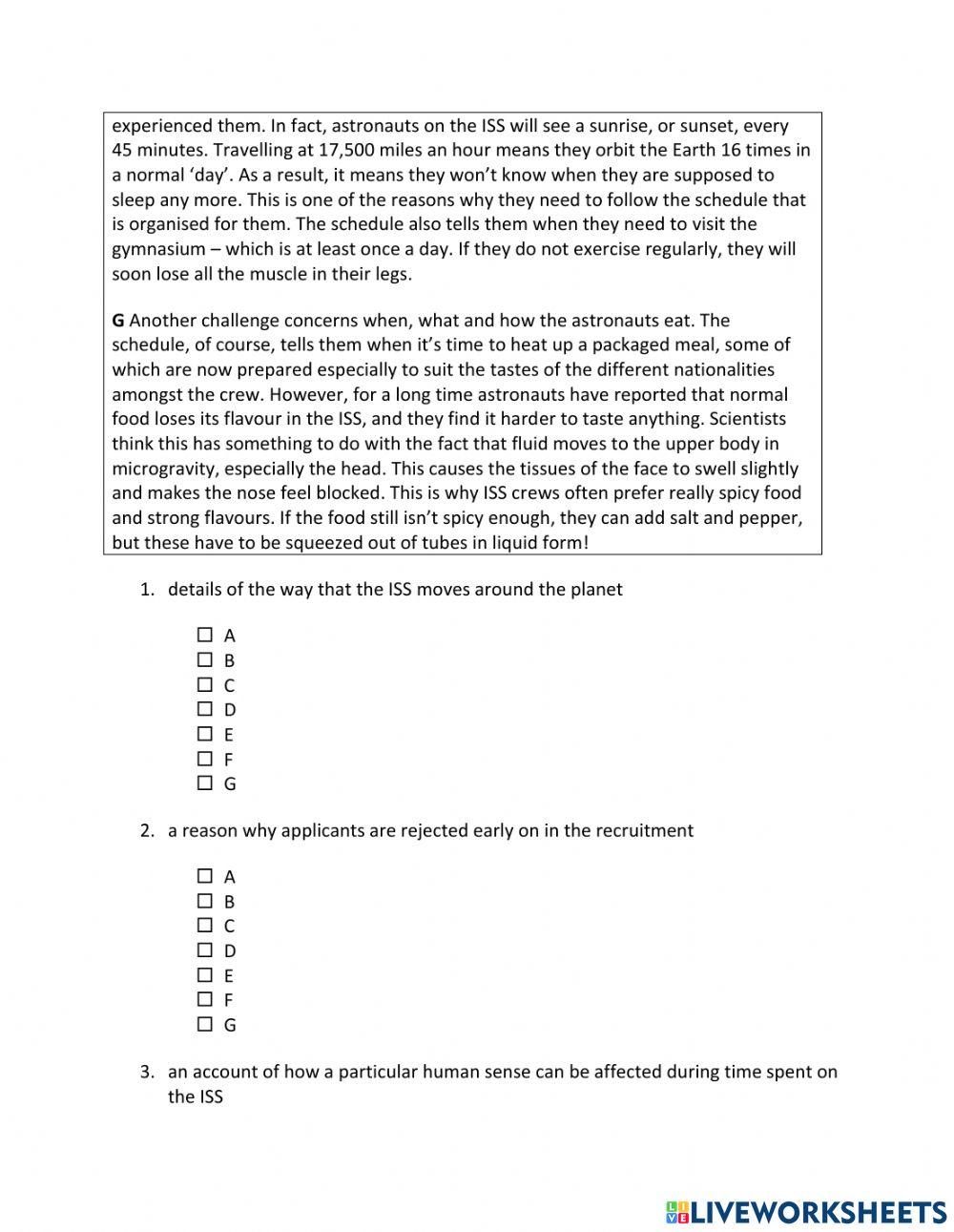 IE2, Unit 3, Reading, Exercise 7
