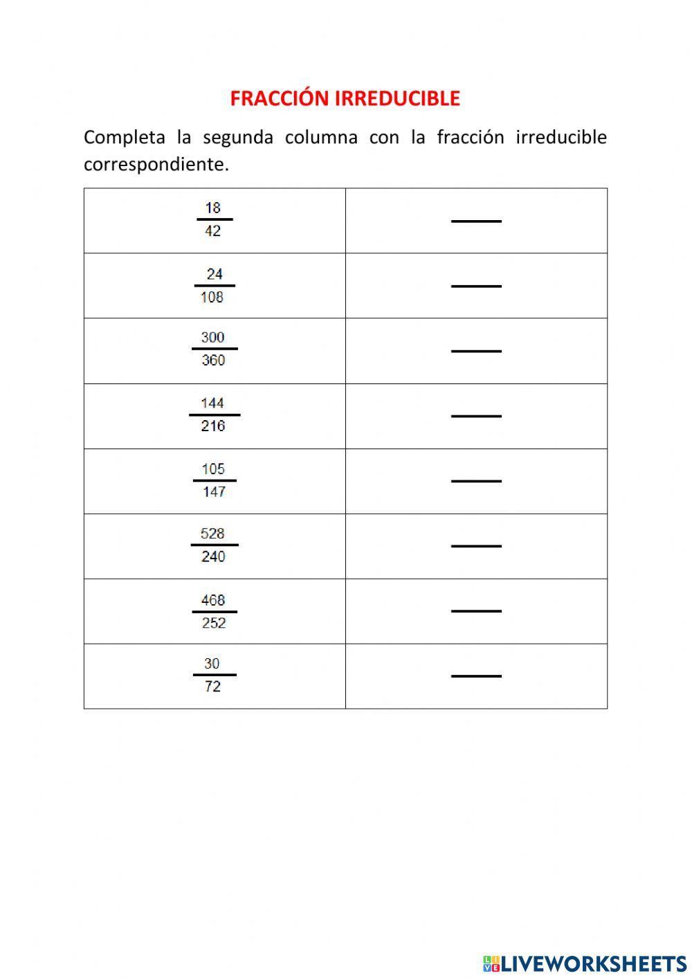 Tipos y Propiedades de Fracciones | PDF | Fracción (Matemáticas) |  Sustantivo, image size:1000x1413