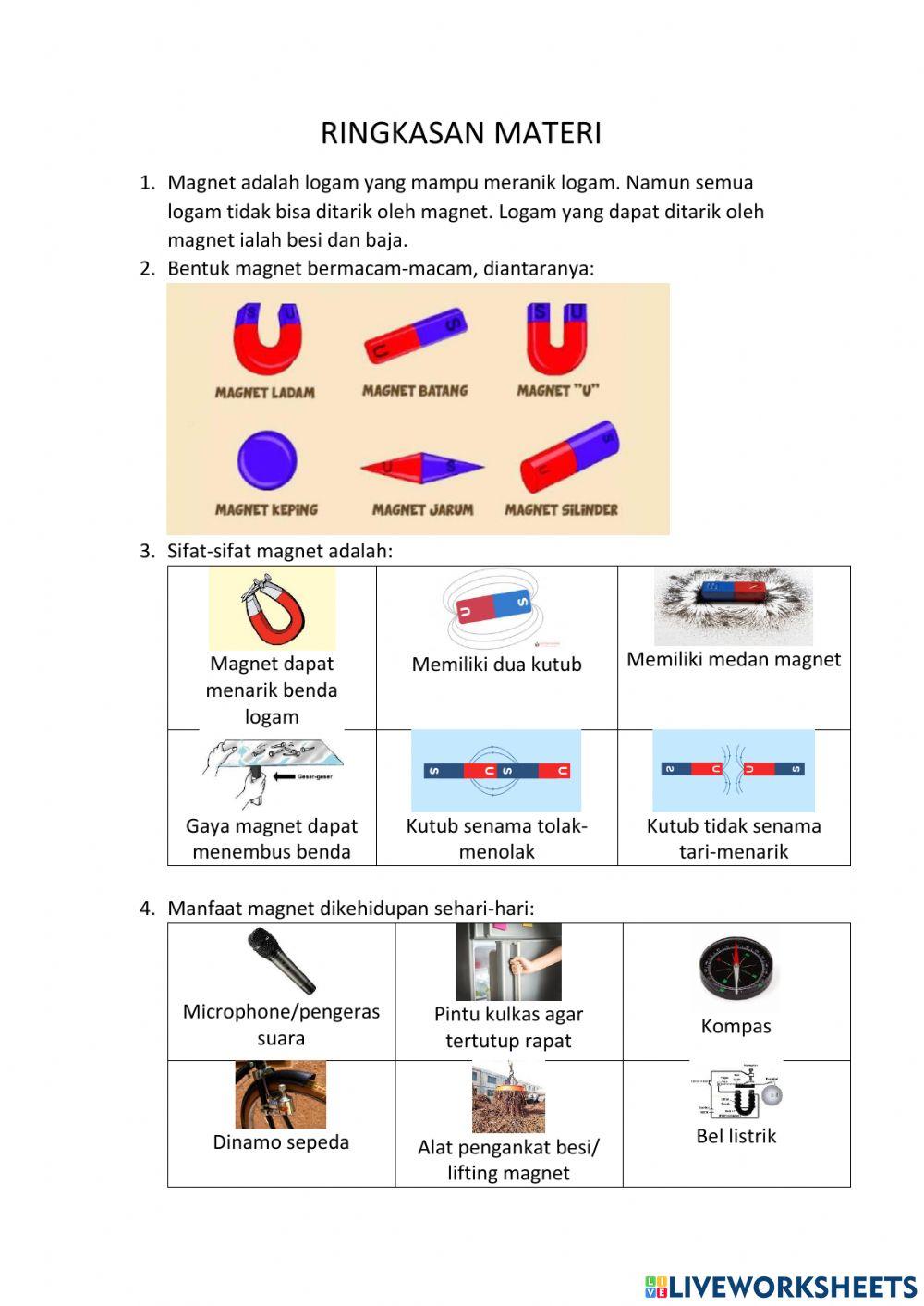 Kelas 6 Tema 5 Sub Tema 1 IPA