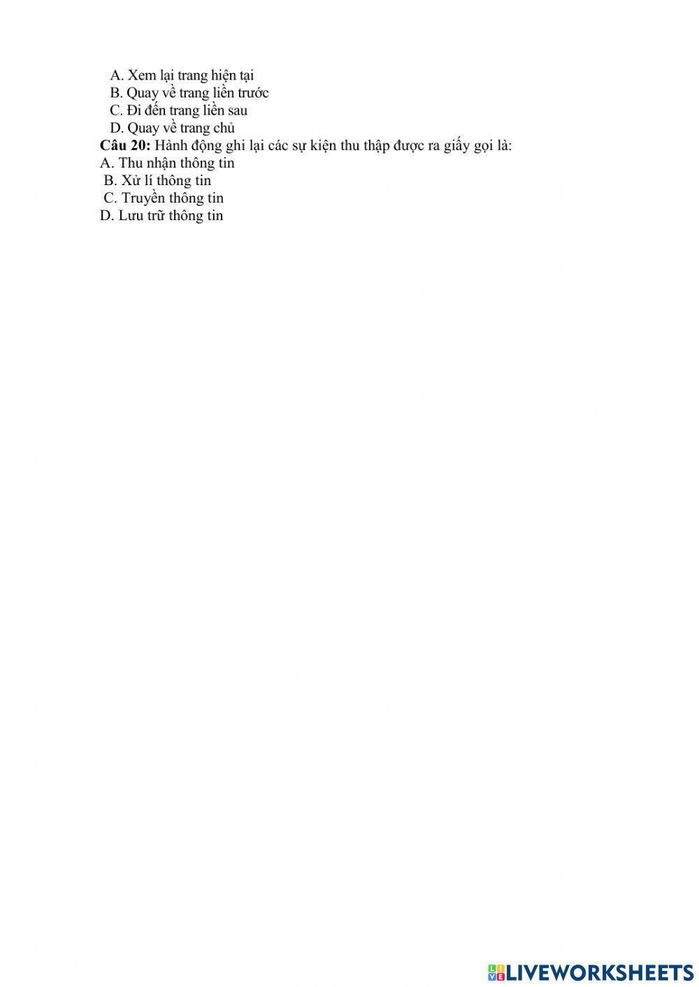 Đề cương ôn tập Tin 6 hk1