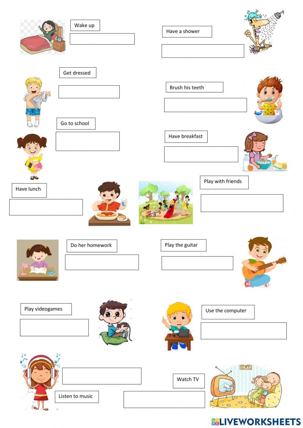 Simple present tense
