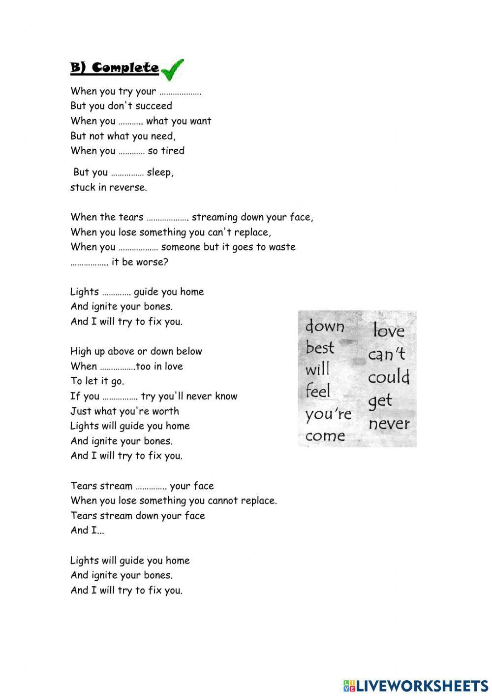 Final listening exam