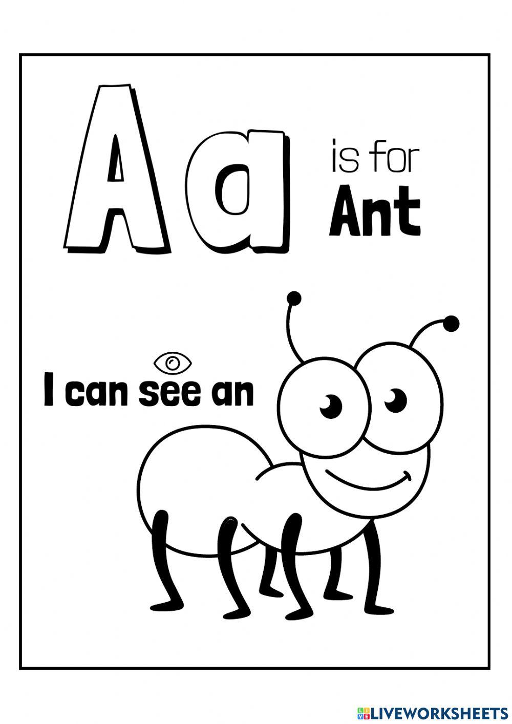 Smart start 1 Letter A&B worksheet Live Worksheets