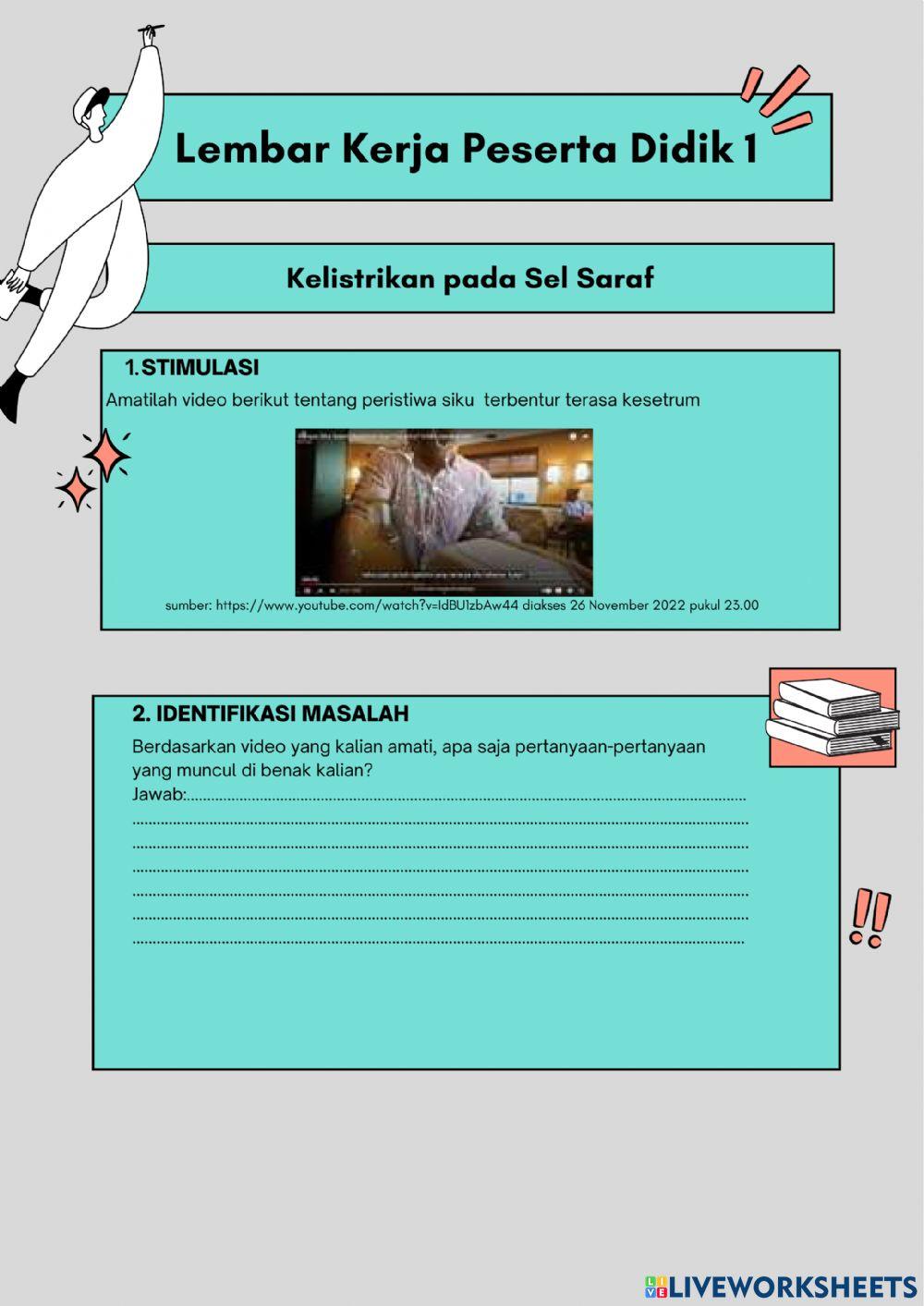 Lkpd kelistrikan pada sel saraf