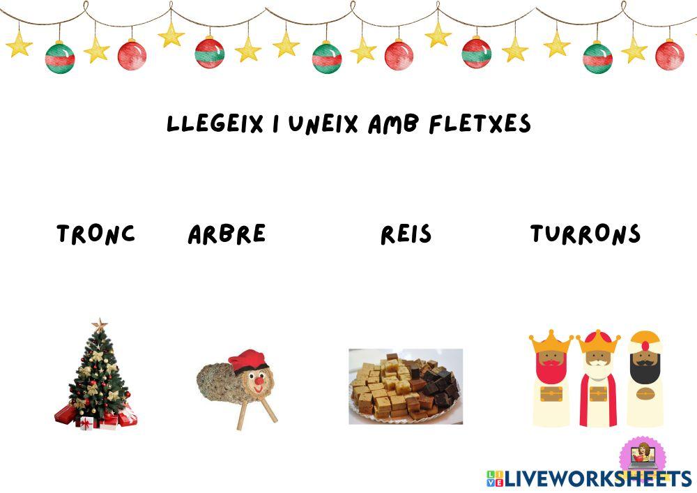 Llegeix i uneix amb fletxes