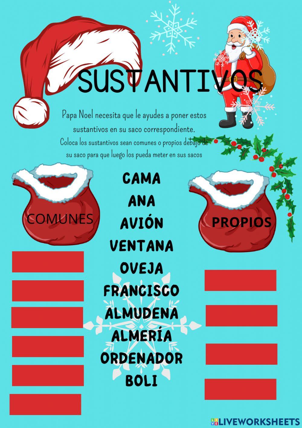Sustantivos comunes y propios