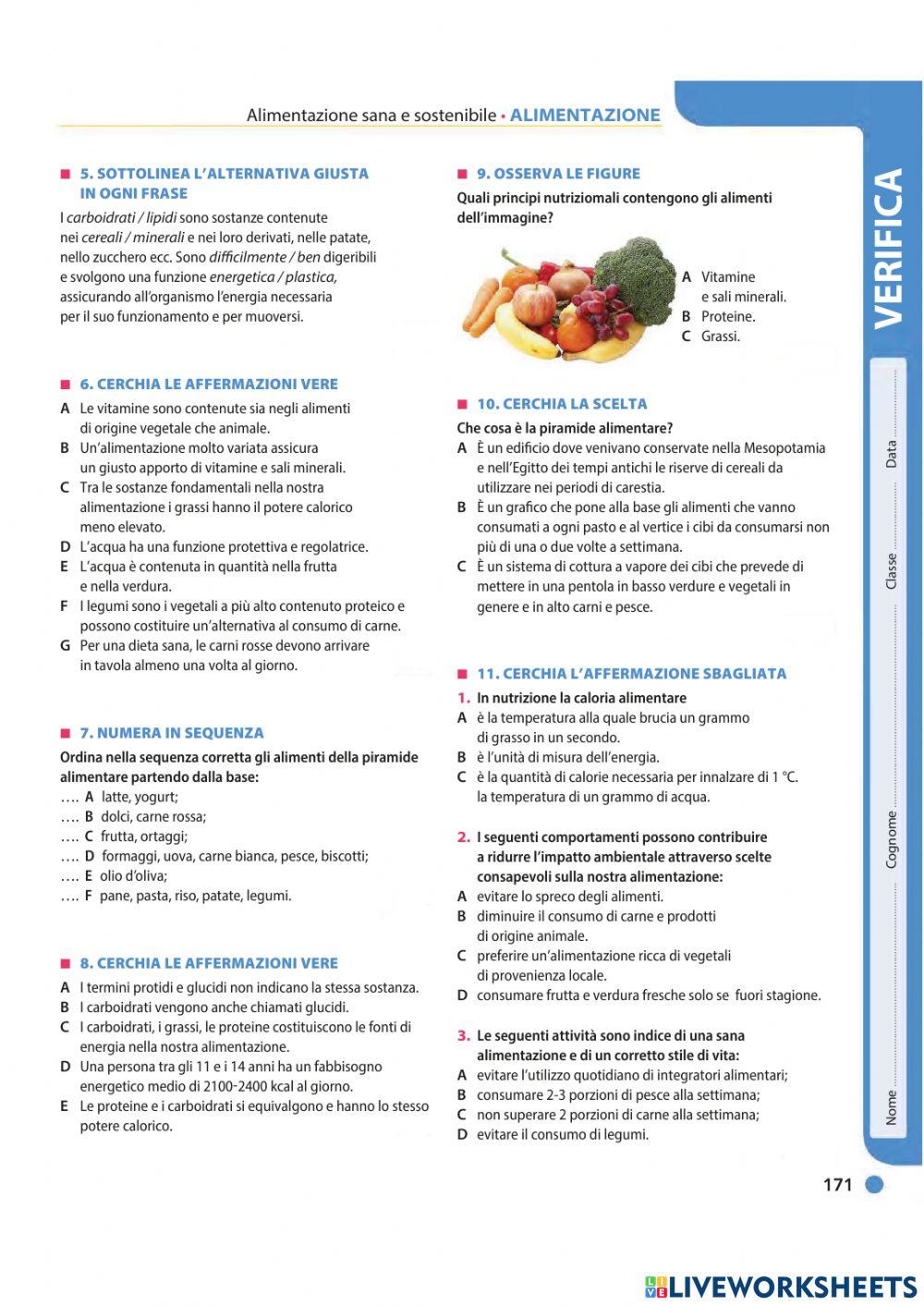 Nutrizione, latte, alimentazione sana, piramide alimentare