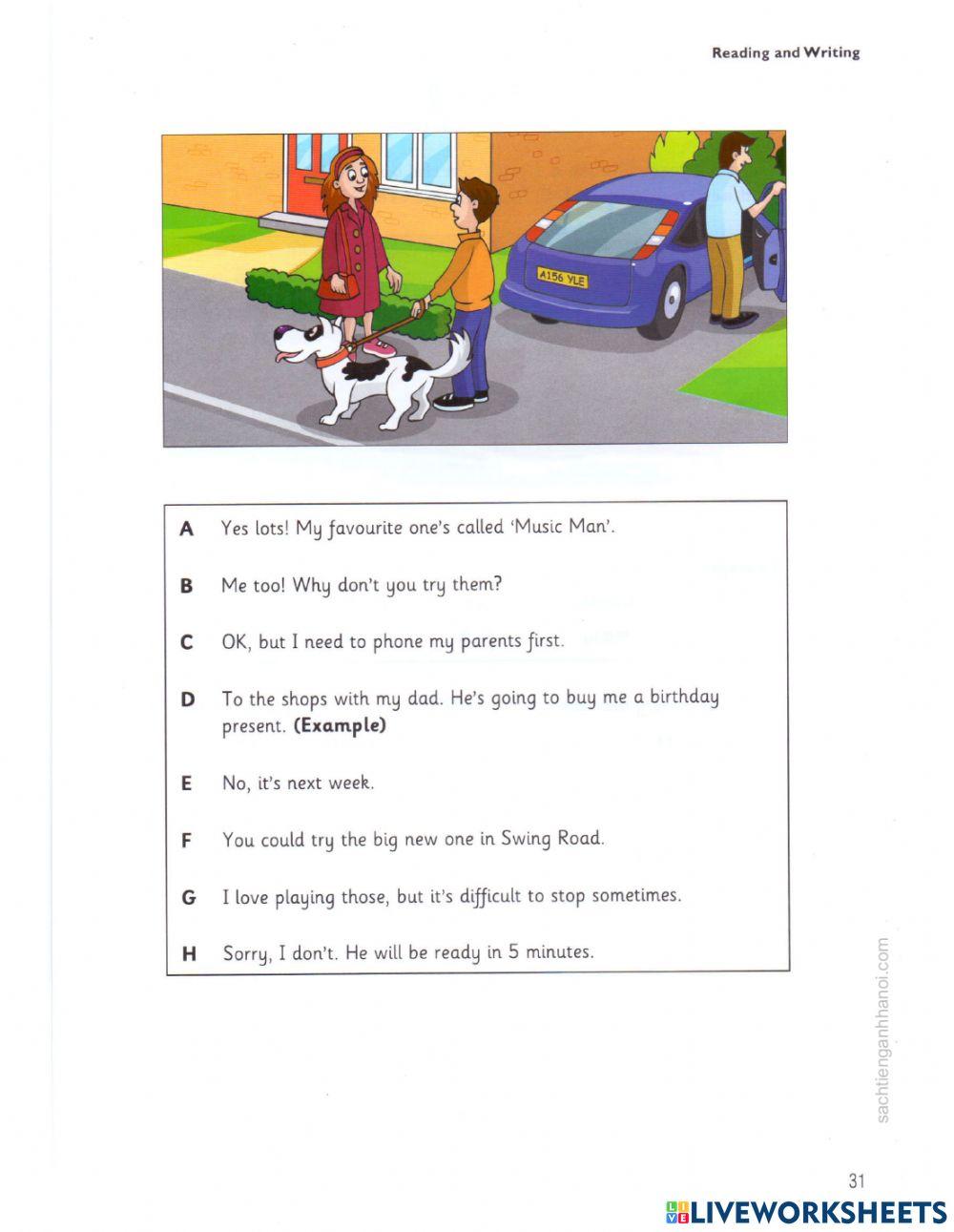 Flyers 1 reading test 2