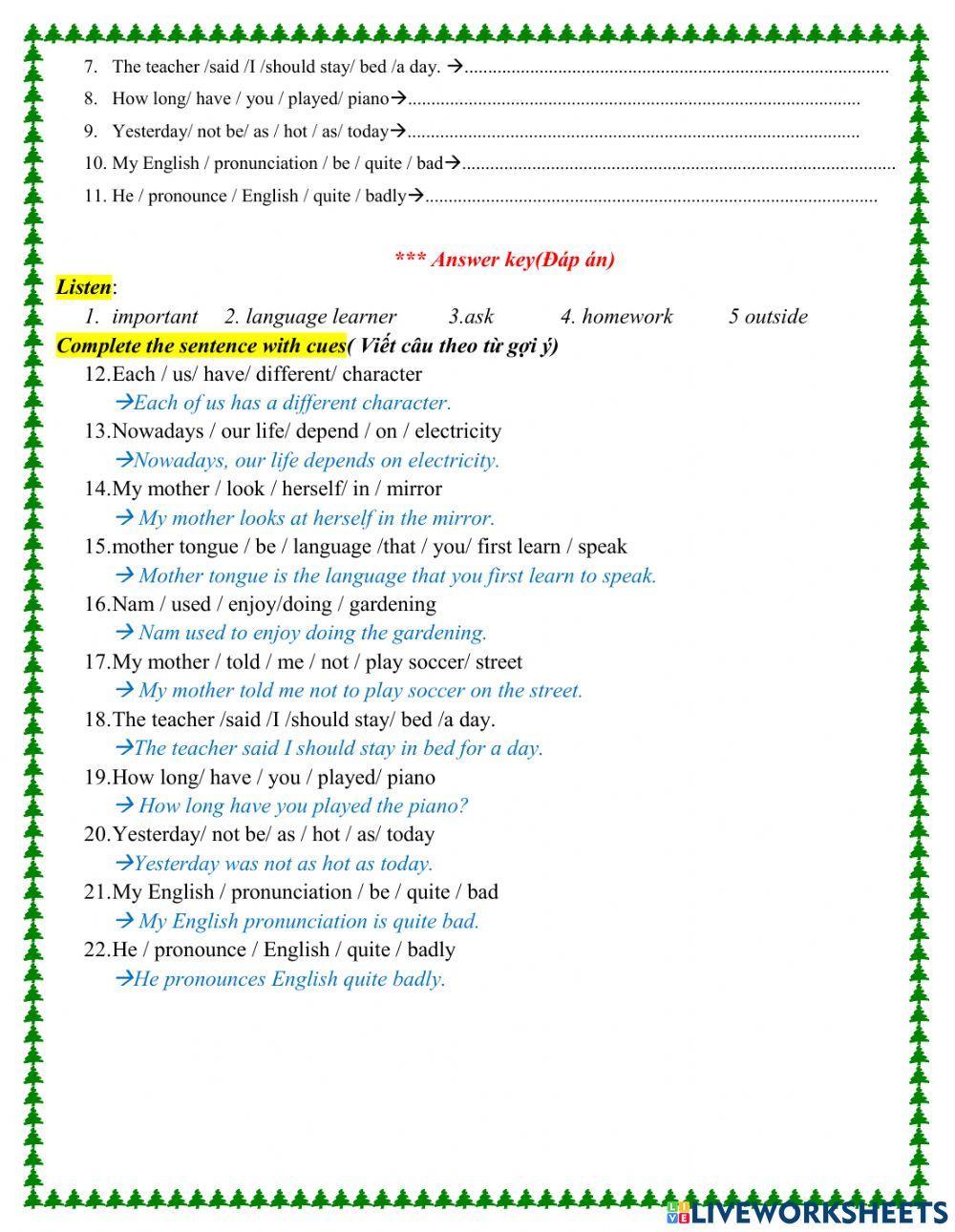 Revision for 1st term(22-23)