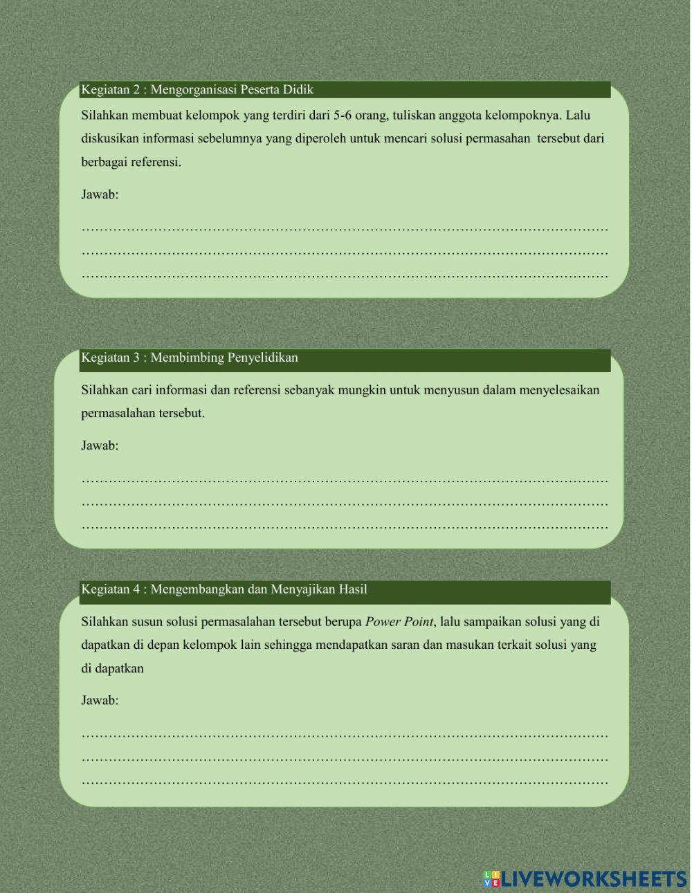 Sistem Persamaan Linear Dua Variabel (SPLDV)