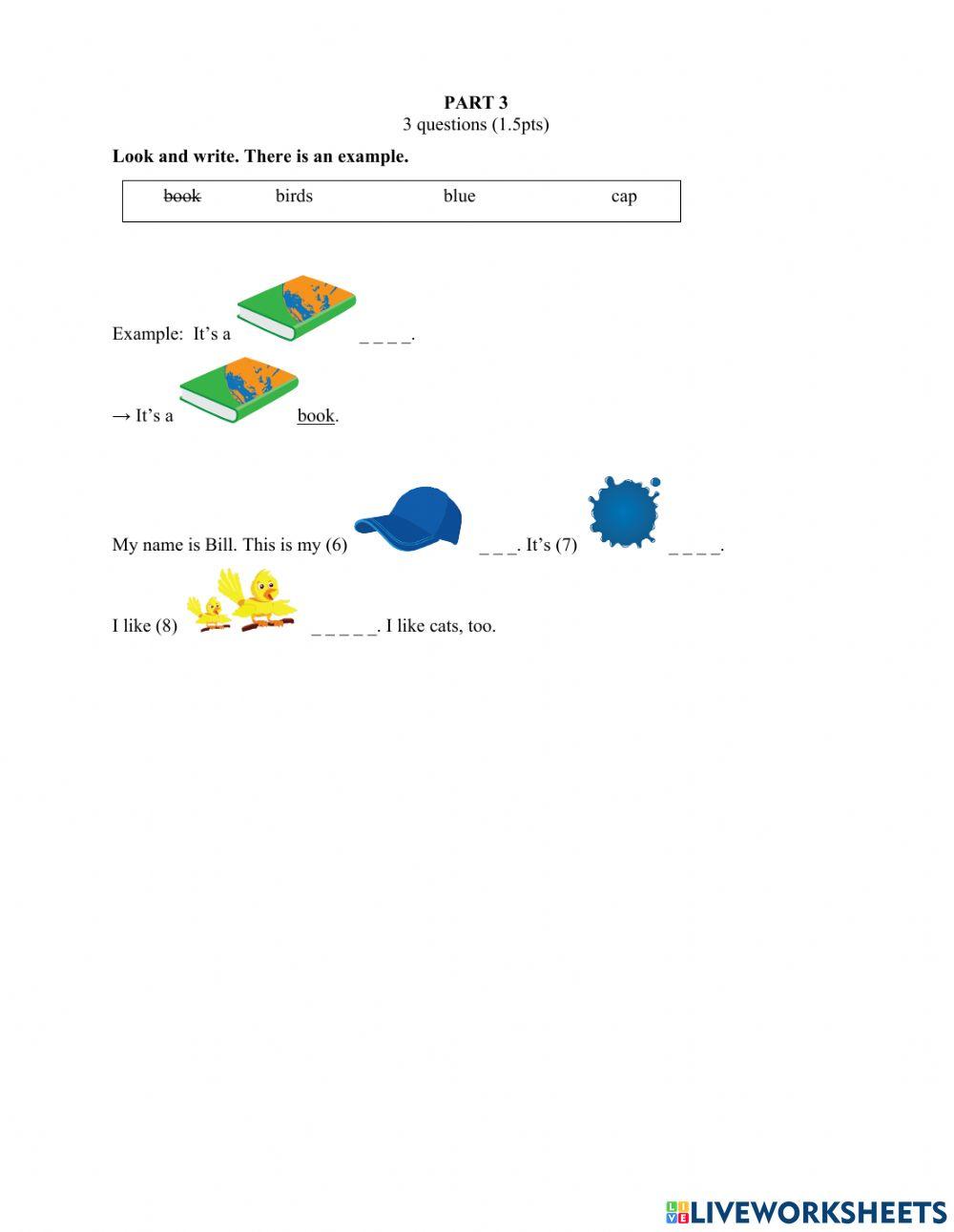 Smart start grade 1 term 1 test 1