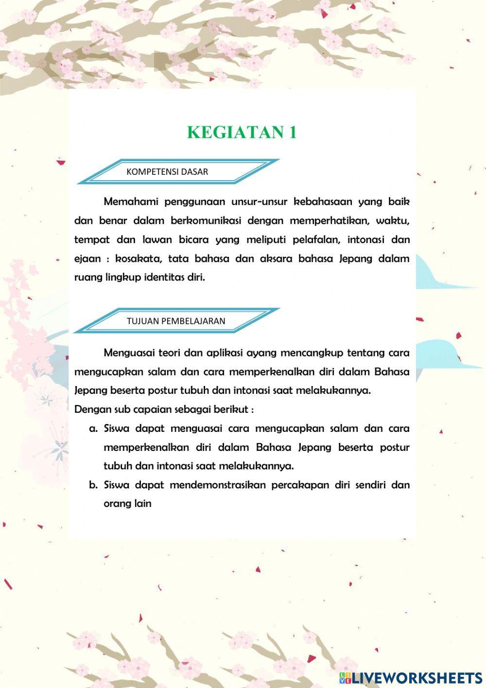 Aisatsu dan hajimemashite