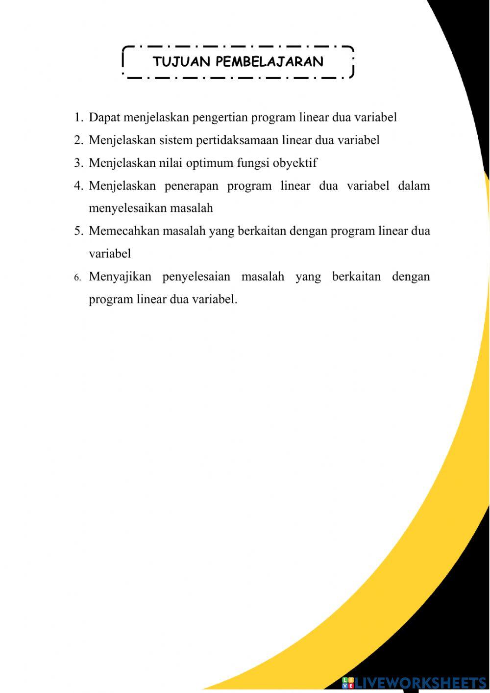 LKPD-Soal Program Linear