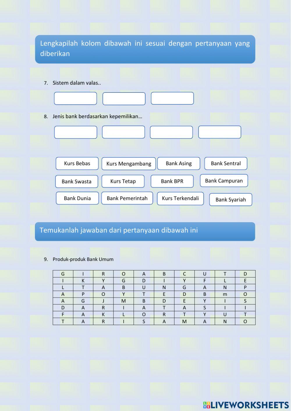 LKPD Materi Lembaga Keuangan