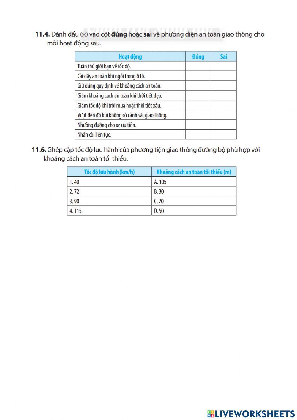 Lớp 7 - KHTN - Ôn thi HK I
