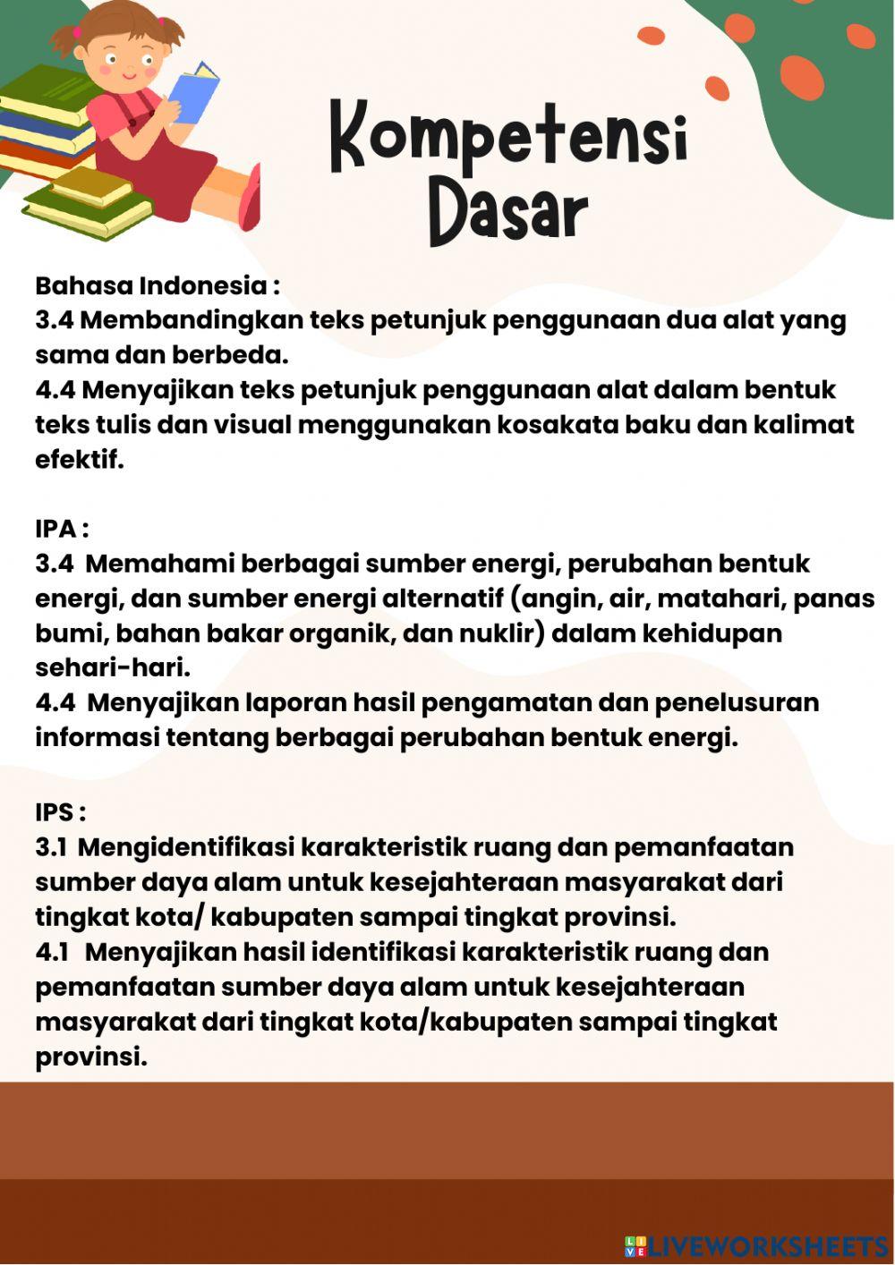 LKPD Tema 2 Selalu Berhemat Energi